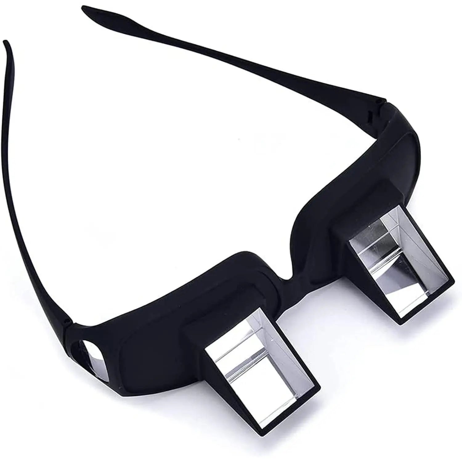 Lazy Glasses Bed Prism Glasses Spectacles Horizontal High Definition Glasses Prism Periscope Lie down Eyeglasses for Reading and Watch TV in Bed Unisex