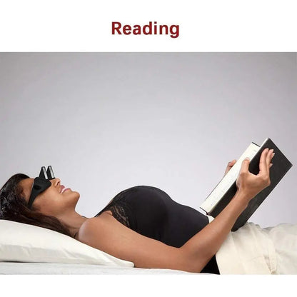 Lazy Glasses Bed Prism Glasses Spectacles Horizontal High Definition Glasses Prism Periscope Lie down Eyeglasses for Reading and Watch TV in Bed Unisex