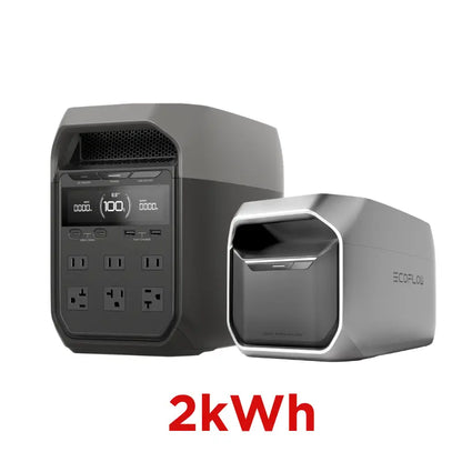 [LIVE] DELTA 3 Max Portable, 2048Wh Lifepo4 Battery, Solar Generator, 3400W X-Boost Output, Ultra-Fast 0-80% Charging in 1.13 Hr, Home Backup & RV Camping